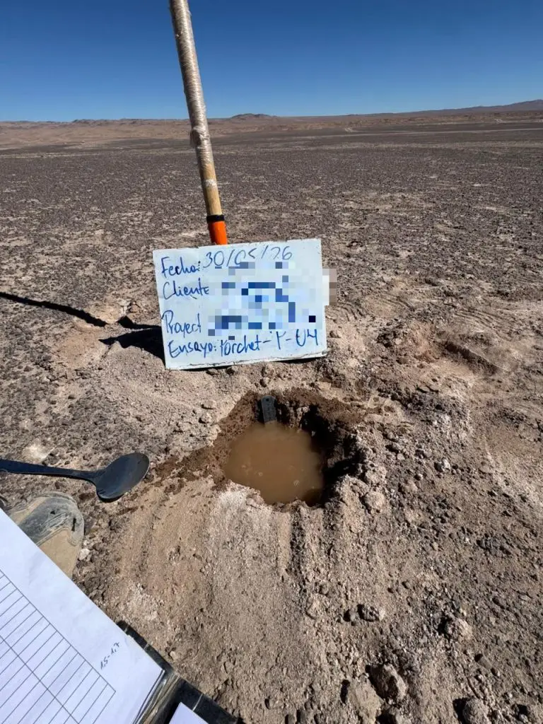 Ensayo geotecnia Porchet